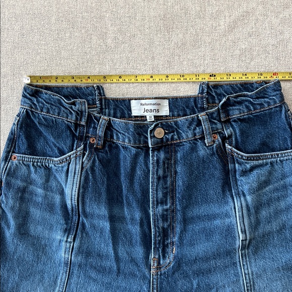 Reformation Cary High Rise Slouchy Wide Leg Jeans - Picture 7 of 8